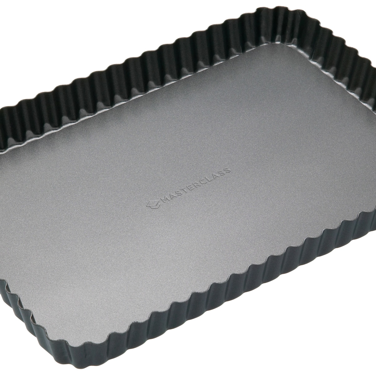 Forma Retangular Antiaderente para Quiche Cinzento-1