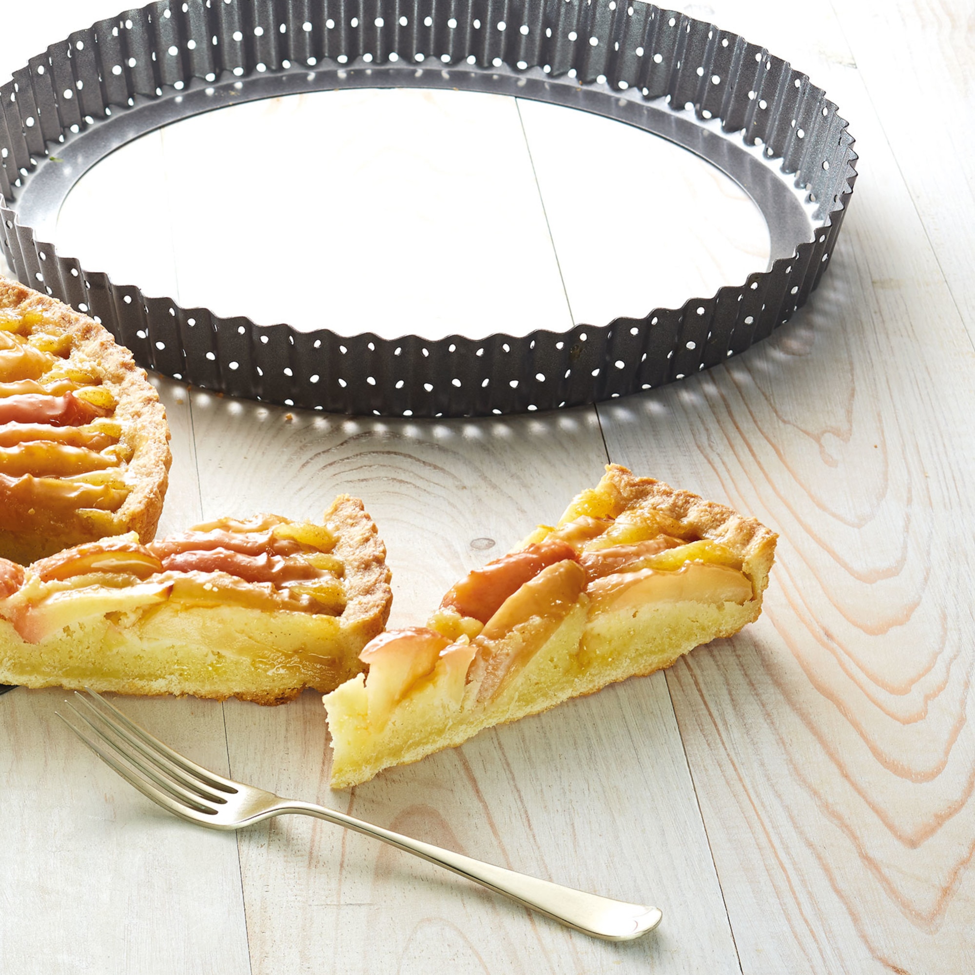 Molde Perfurado Crous Redondo Cinzento-6