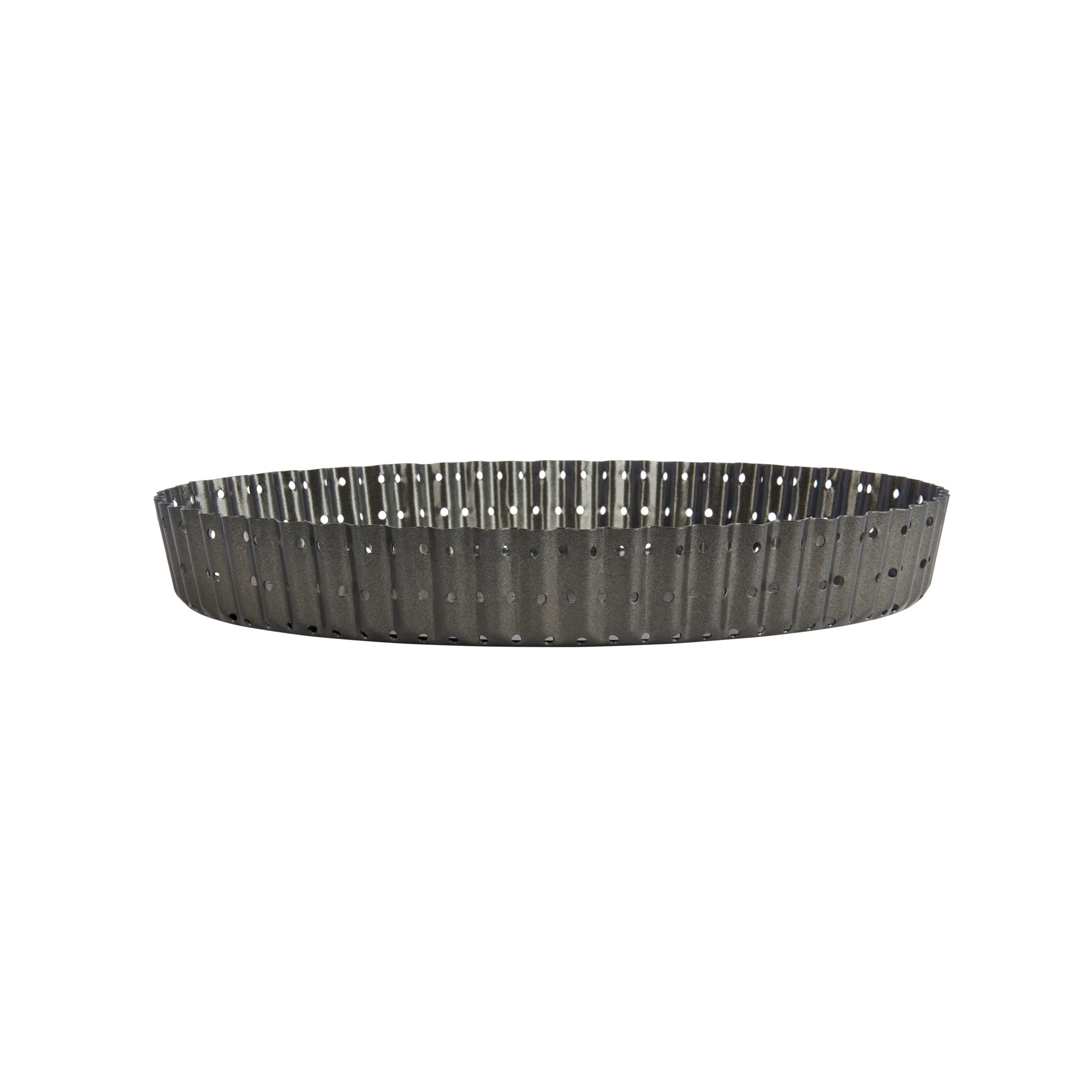 Tabuleiro Perfurado Redondo Crous Cinzento-6