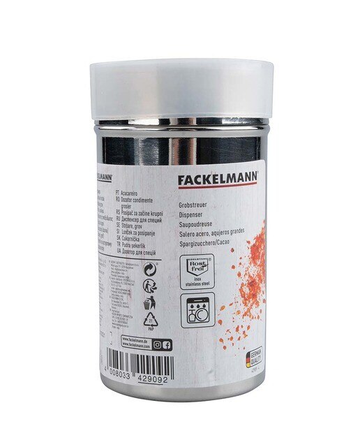 Espolvoreador de agujeros gruesos Fackelmann Acero-3