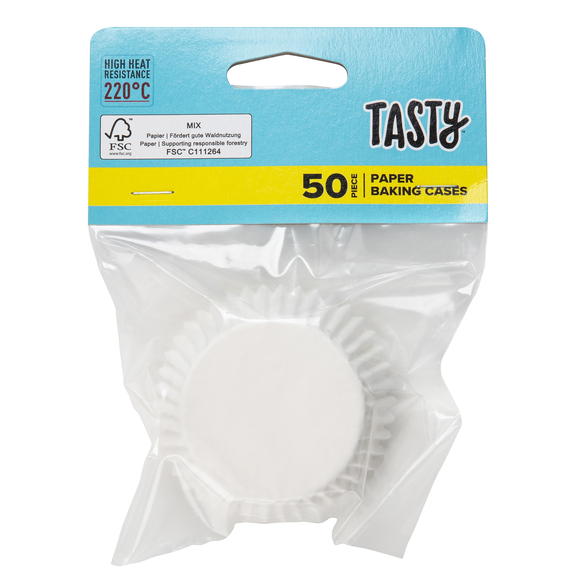 Set de 50 cápsulas para magdalenas Tasty Blanco-4
