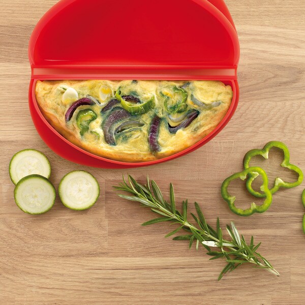 Molde Lékué Omelette para omeletas Vermelho-7