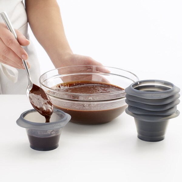 Conjunto de 6 Formas para Coulant Compatível com Air Fryer Preto-3