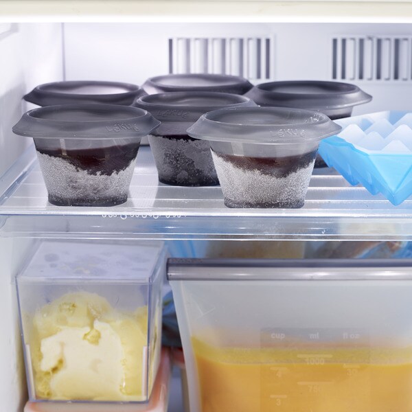 Conjunto de 6 Formas para Coulant Compatível com Air Fryer Preto-4