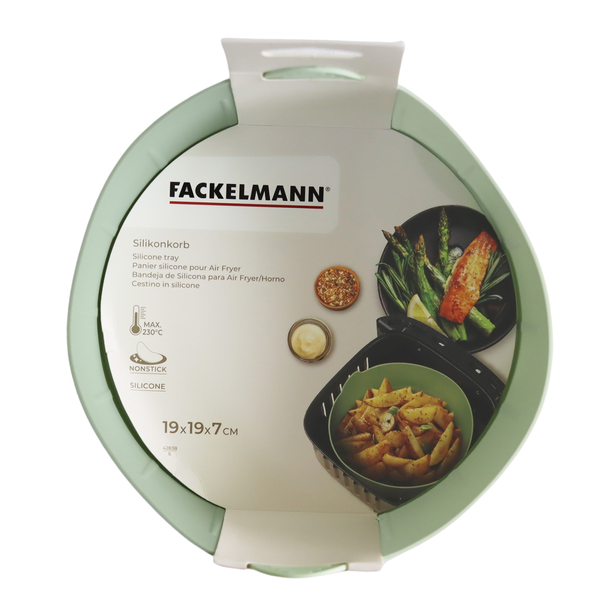 Molde redondo Airfryer Fackelmann Verde-3