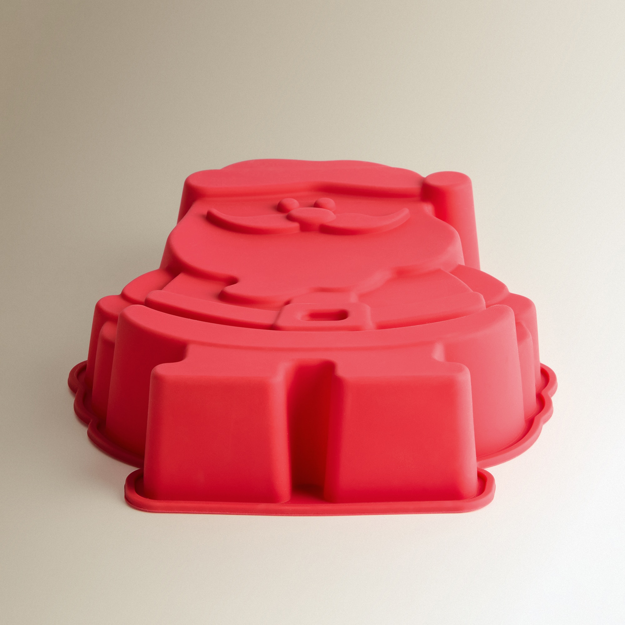 Molde de silicona para repostería Papá Noel Navidad Rojo-2