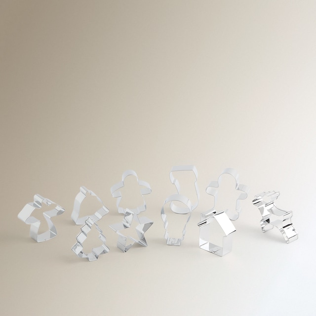 Imagen 0 de Set de 10 cortadores de galletas Navidad