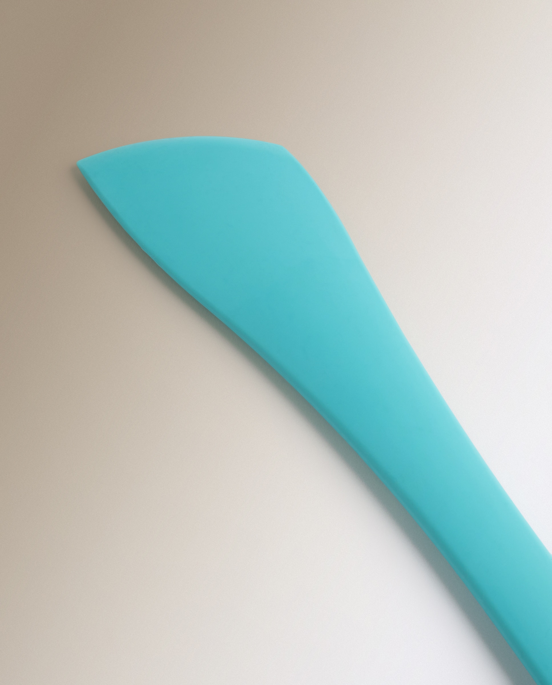 Espátula Dupla de Silicone para Pastelaria Azul-3