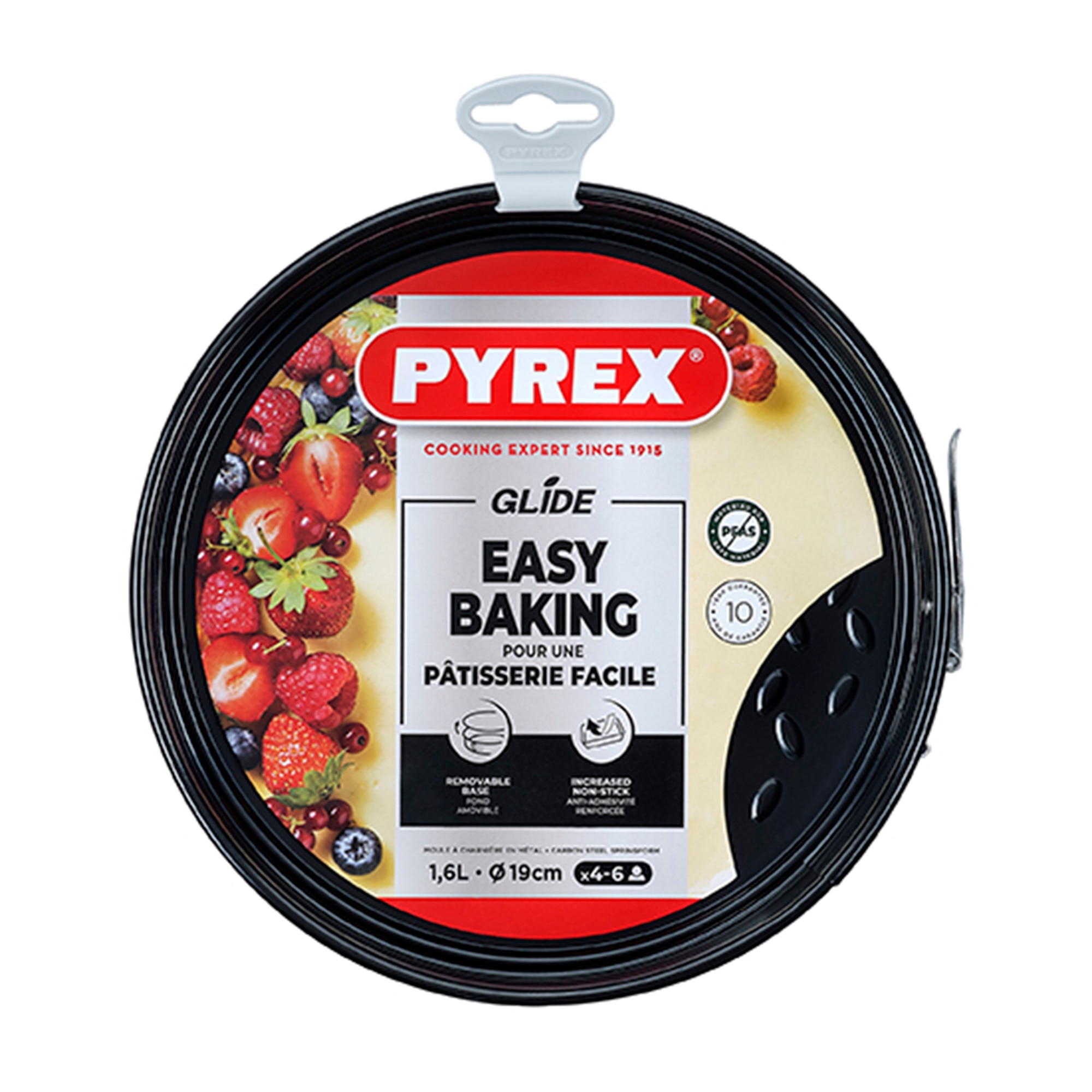 Molde desmontable Glide Pyrex Negro-2