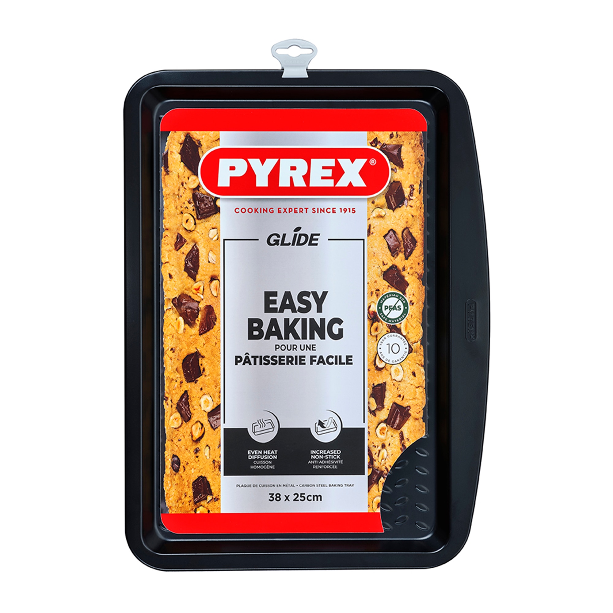 Fuente de horno rectangular Glide Pyrex Negro-2
