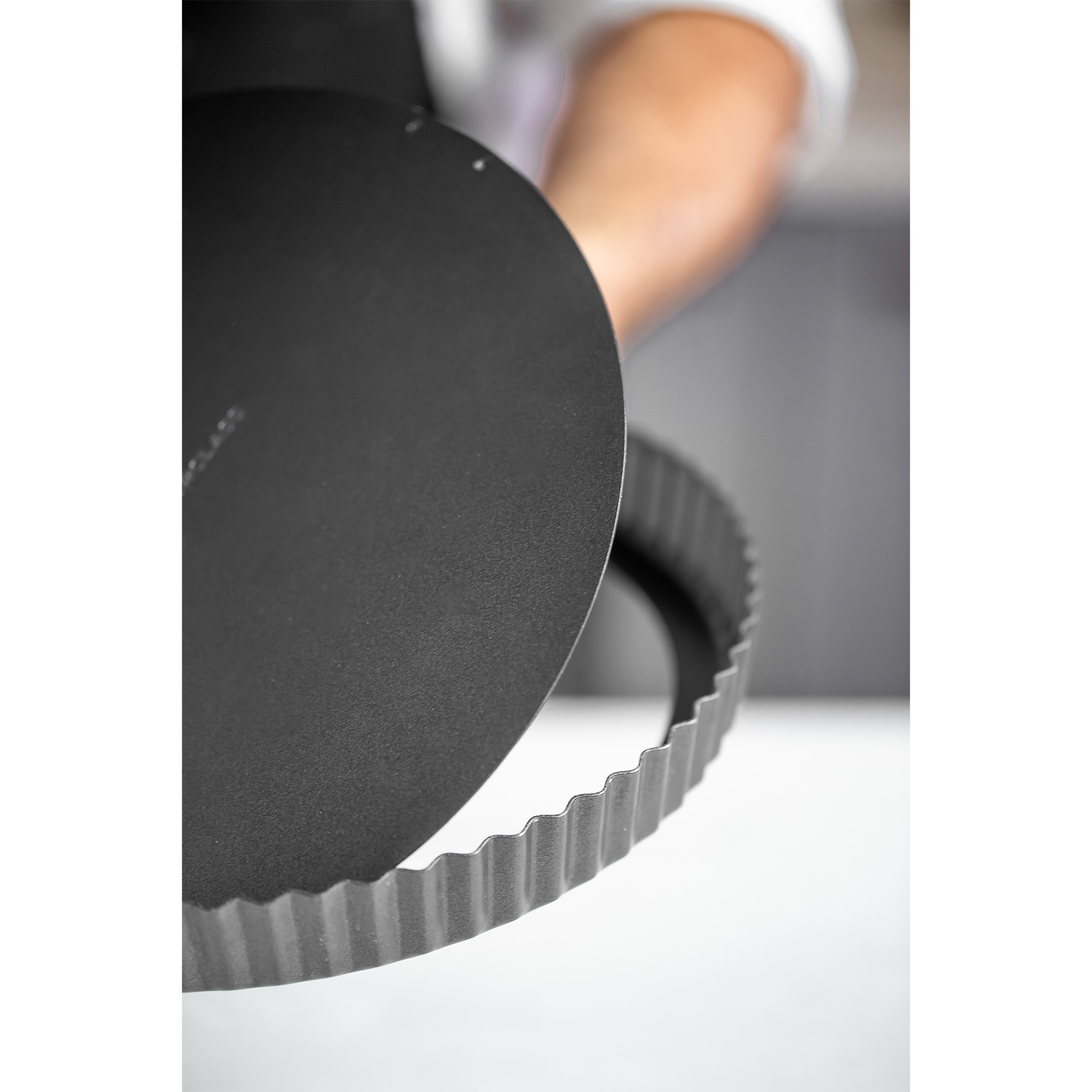 Molde para Quiches Desmontável MasterClass Cinzento-2