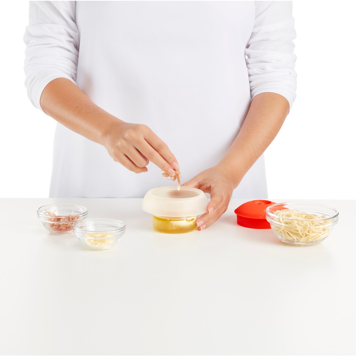 Molde Cilíndrico de Silicone para Cozinhar Ovos no Micro-Ondas Microwave Ovo Transparente-4