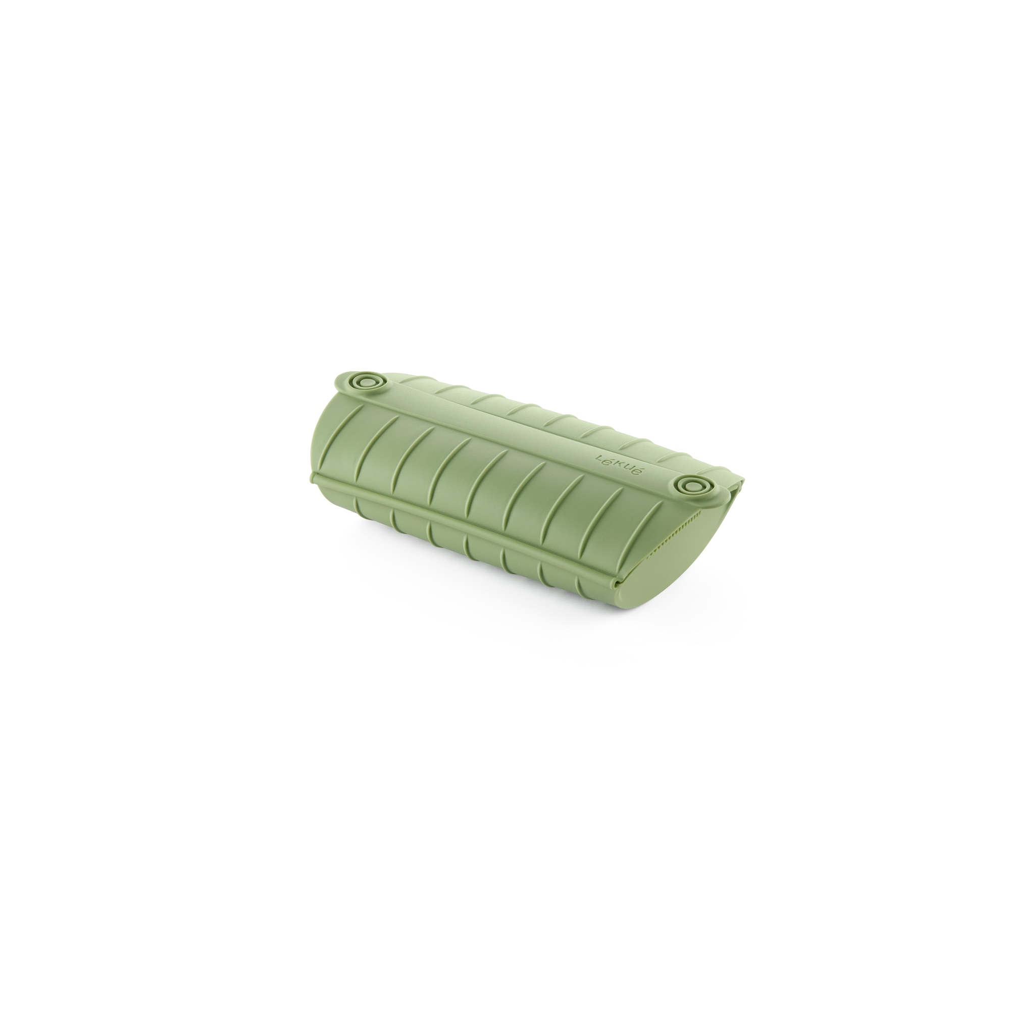 Estojo de vapor em silicone para 2 pessoas Lékué Verde-2