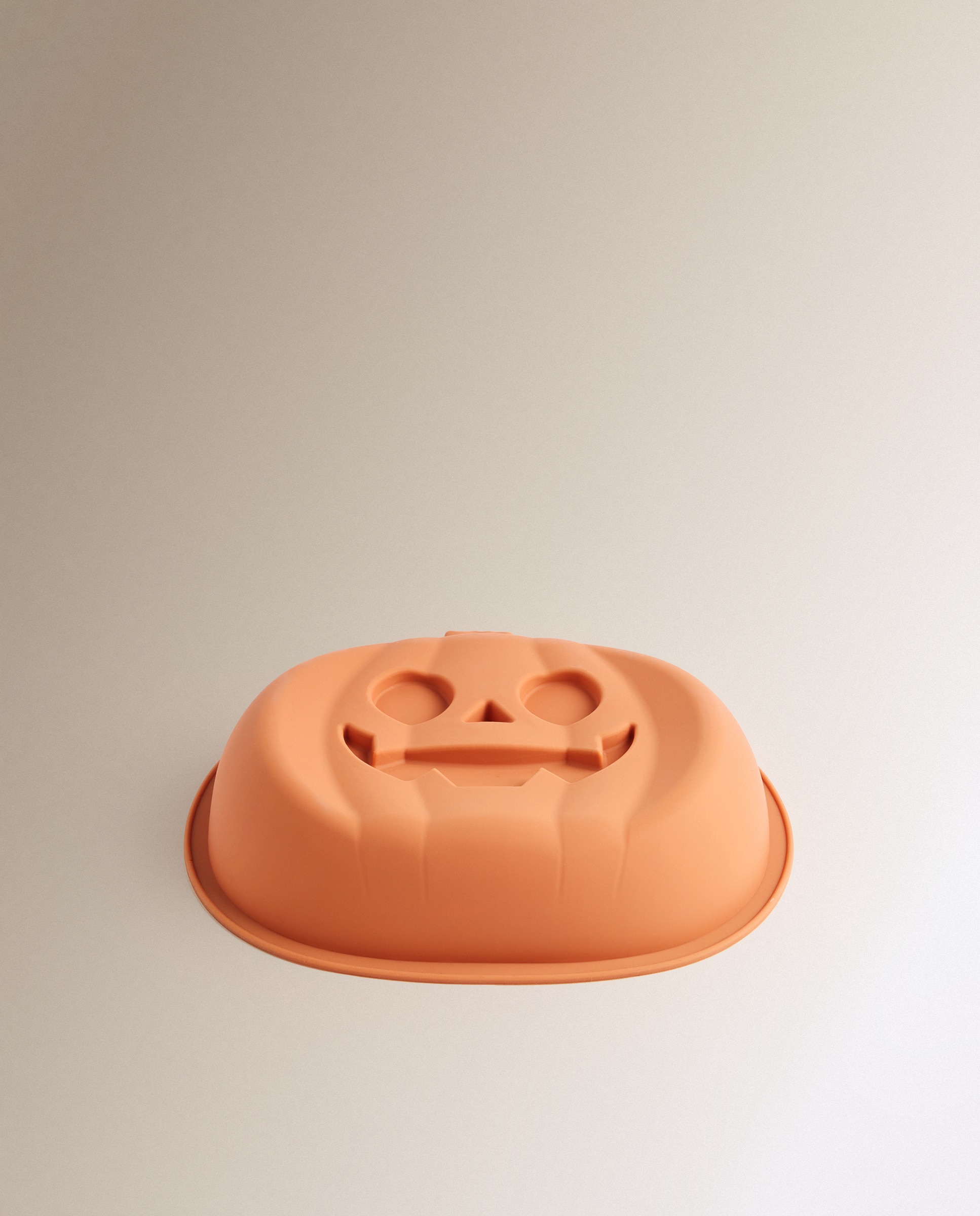 Molde de Silicone Abóbora Grande Halloween Laranja-2