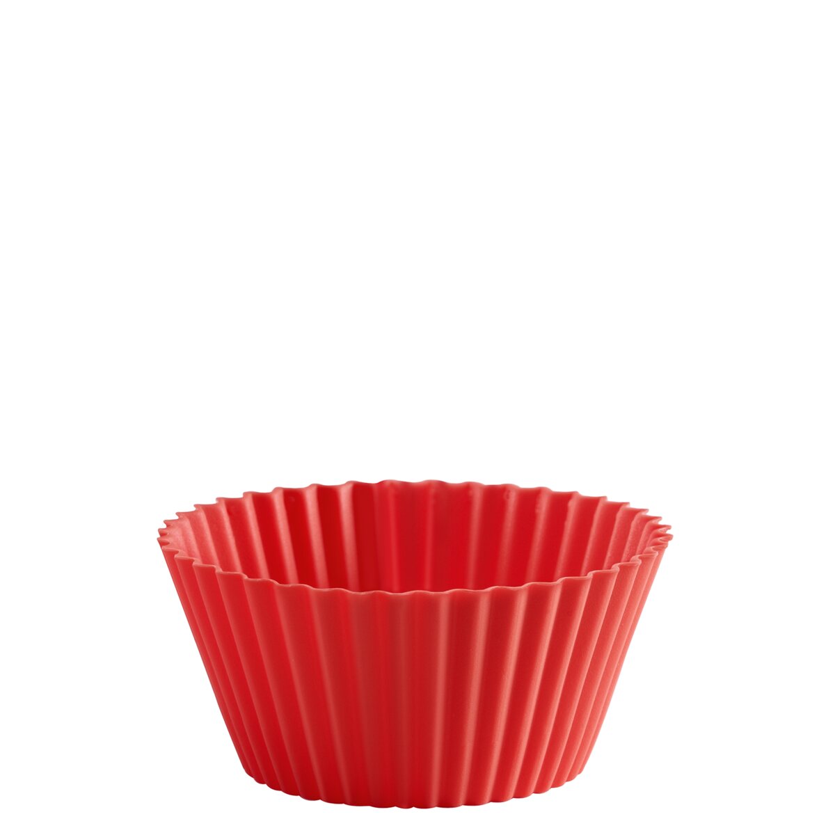 Conjunto de 12 Formas para Queques Compatível com Air Fryer Vermelho-1