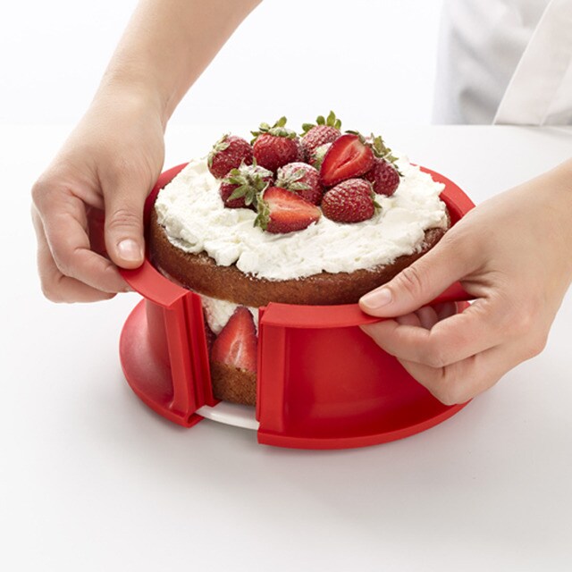 Molde Desmontável de Silicone Vermelho-5
