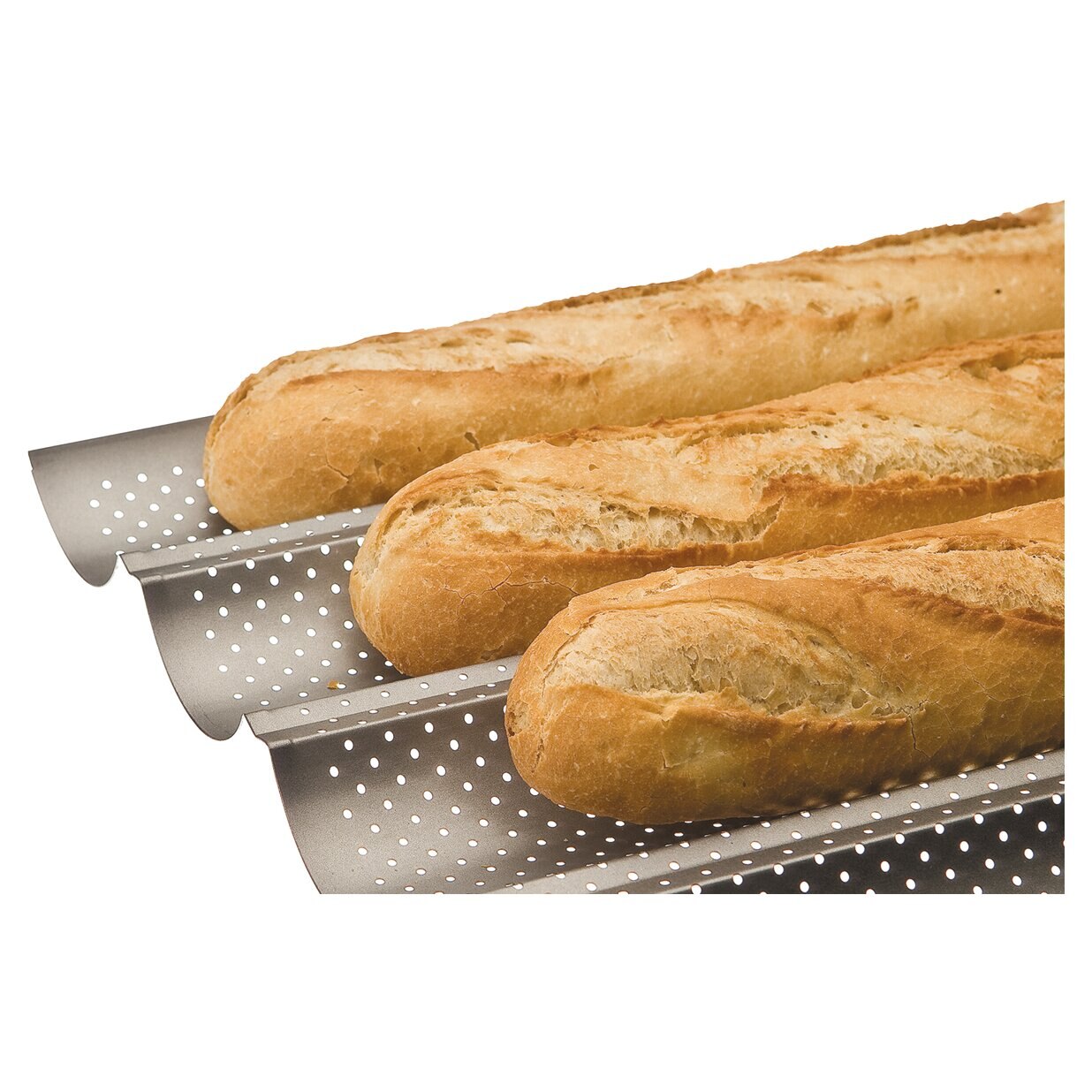 Molde para baguetes de pão Cinzento-3