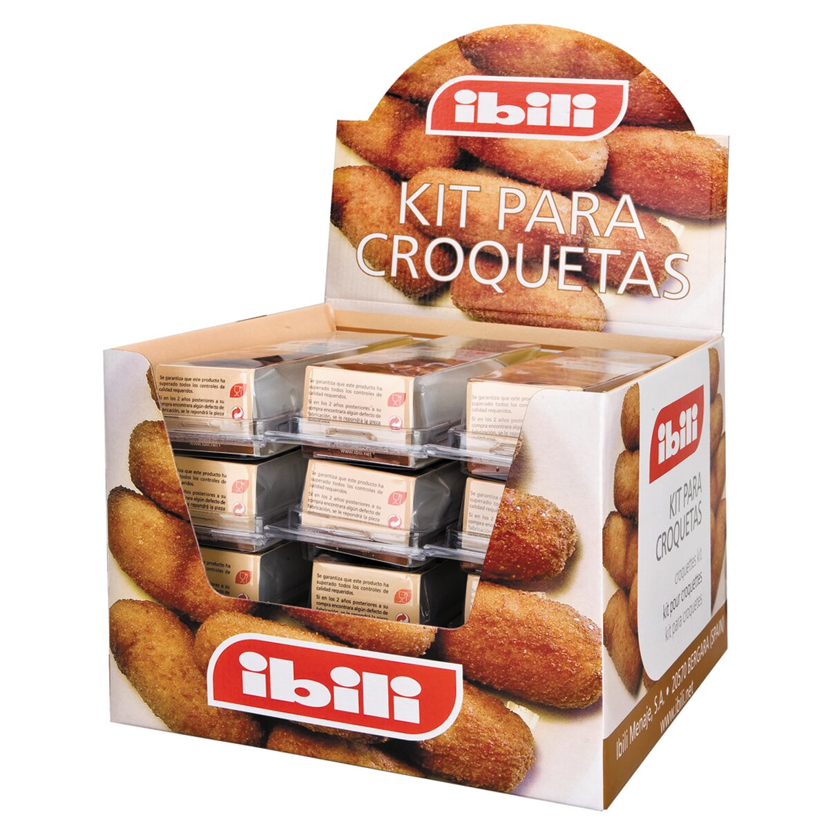 Kit para croquetas Ibili Blanco-4