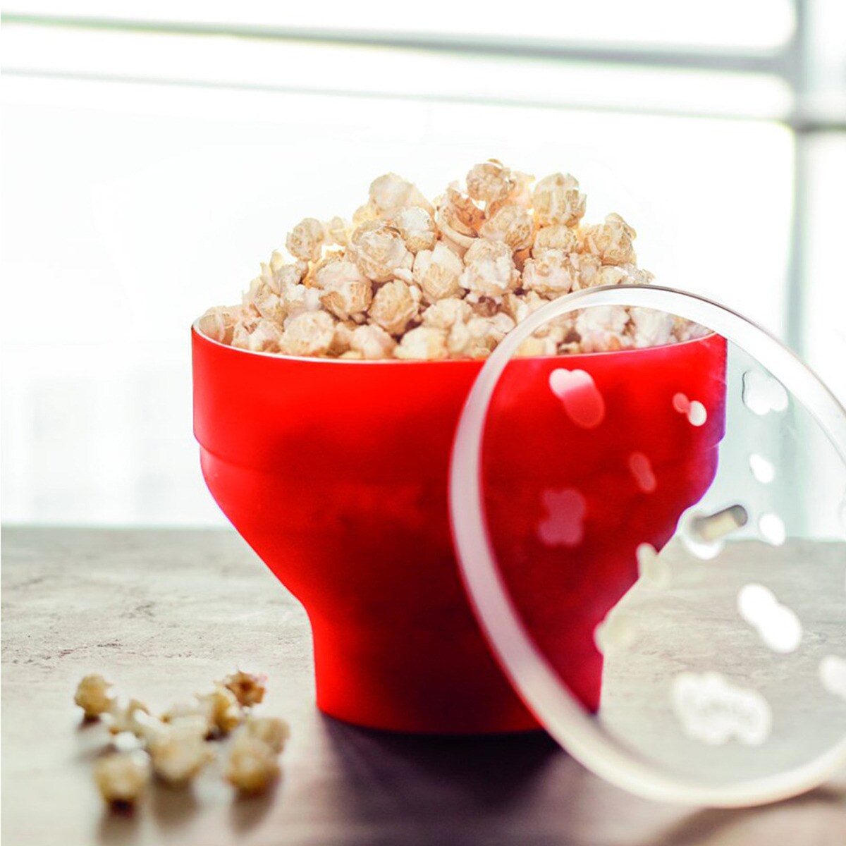 Recipiente para Pipocas Pop Corn Vermelho-5