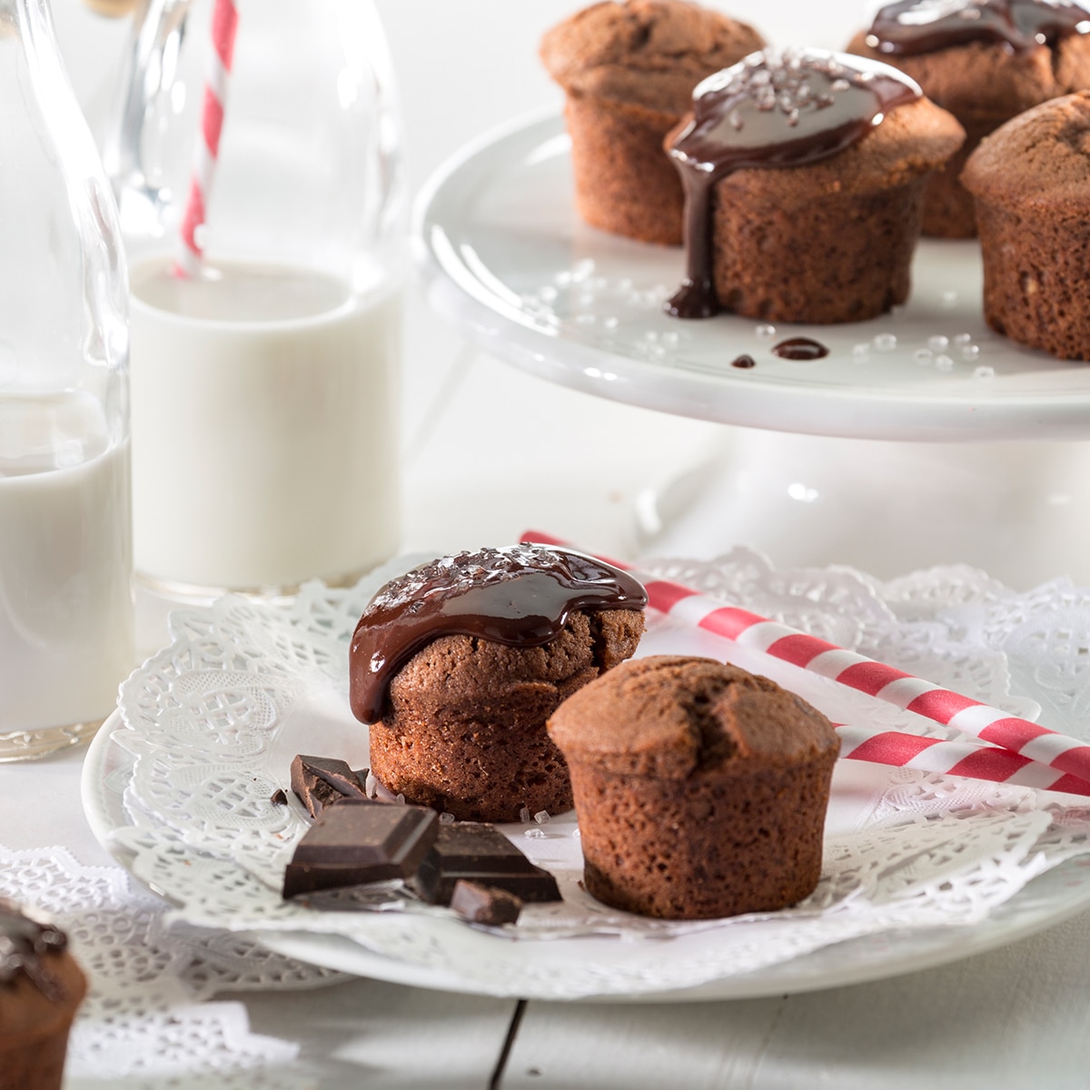 Molde para 6 muffins Lékué Vermelho-4