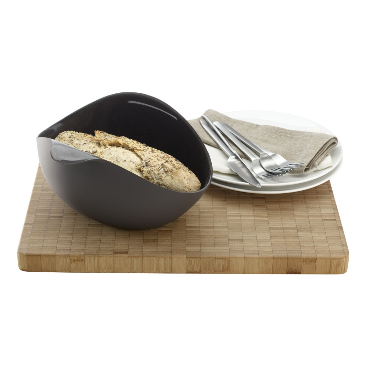 Kit para fazer pão com espátula de silicone Lékué Castanho-5