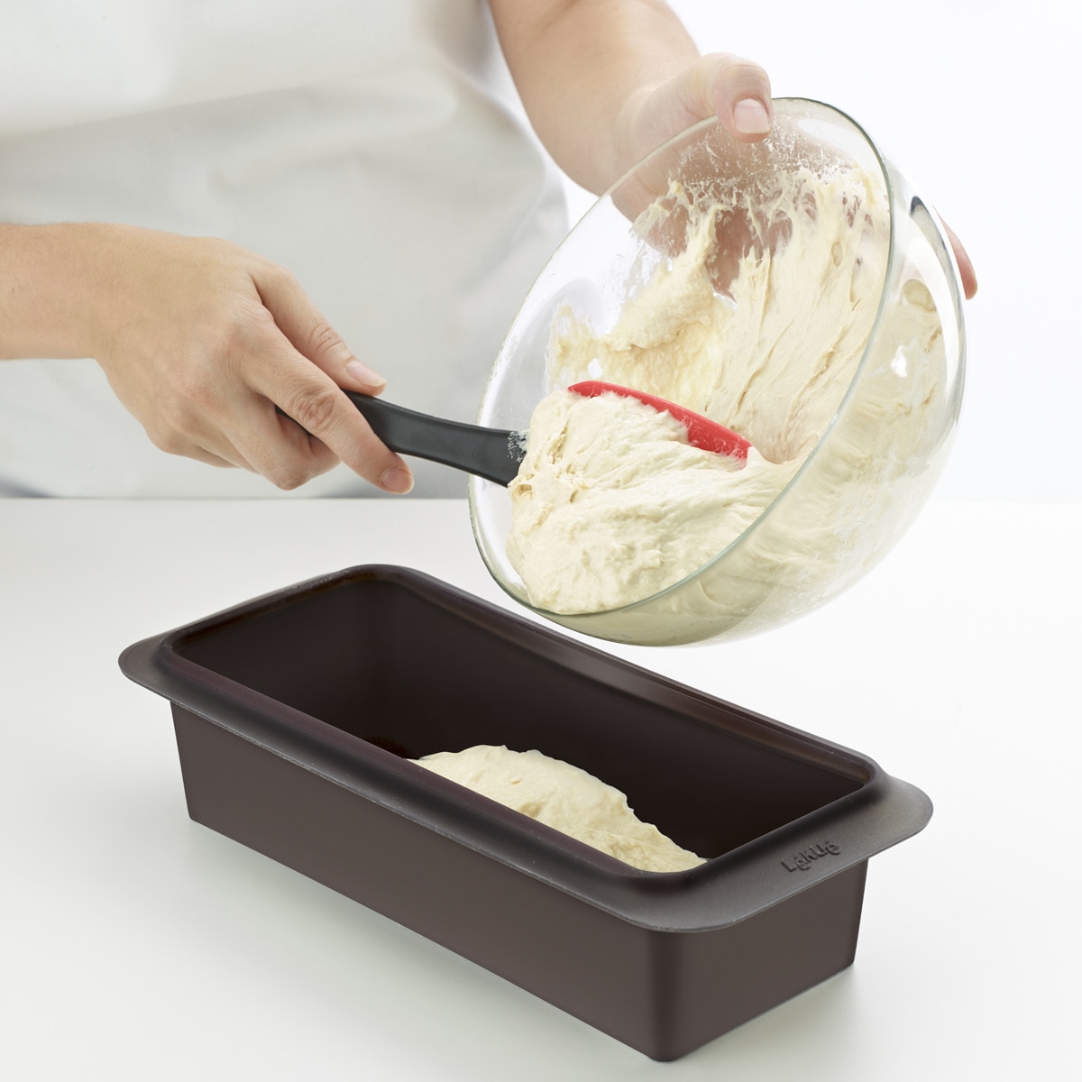 Molde para pão de forma Lékué Castanho-3