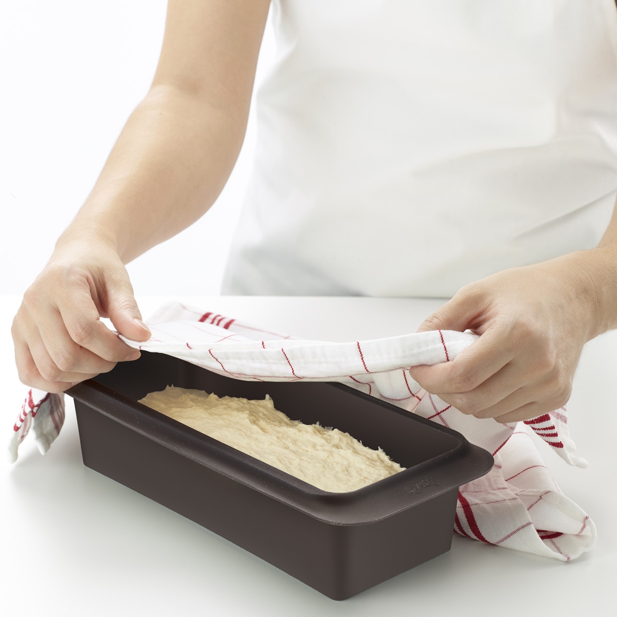 Molde para pão de forma Lékué Castanho-4