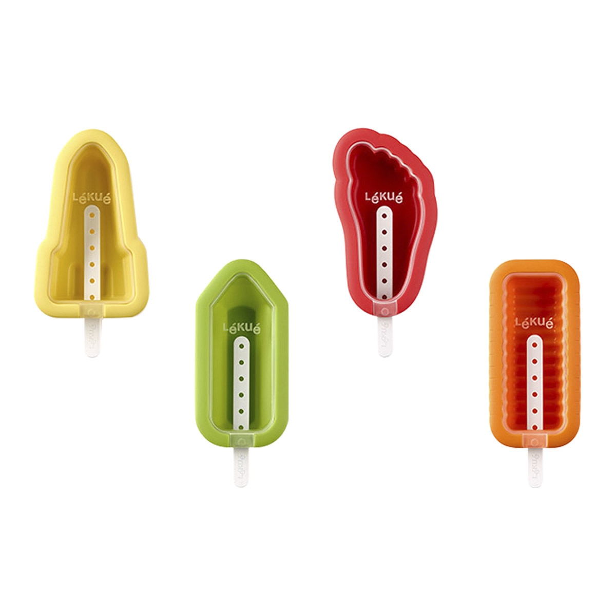 Imagem 0 de Conjunto de 4 formas para gelado Icónicos Lékué