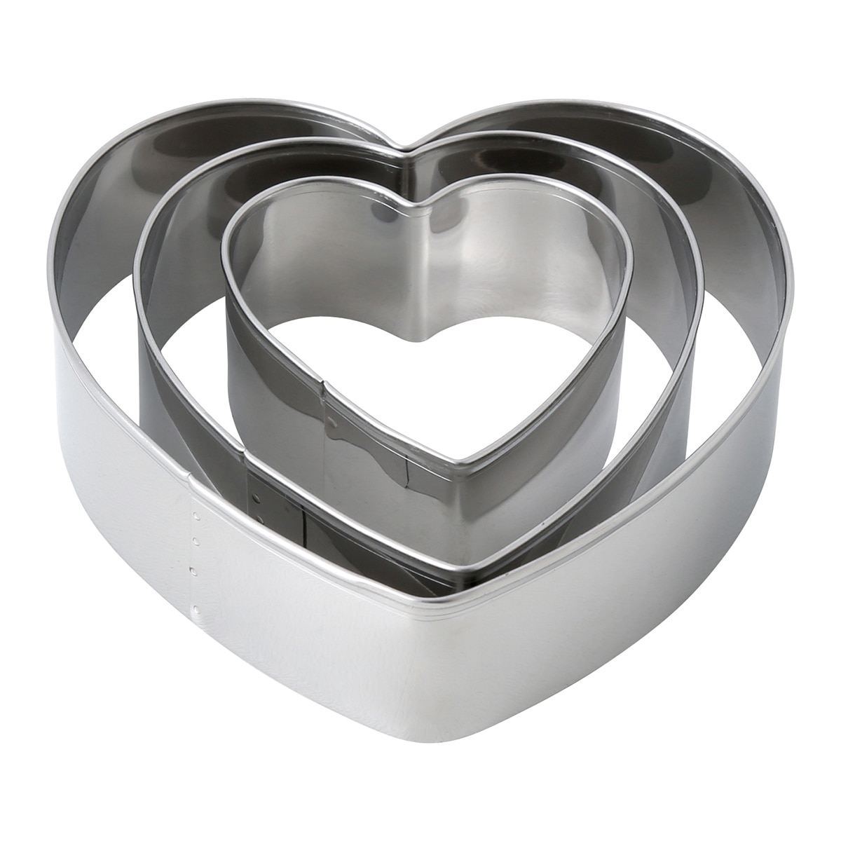 Imagen 0 de Set de 3 cortadores de galletas Corazón El Corte Inglés