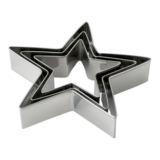 Set de 3 cortadores de galletas Estrella El Corte Inglés