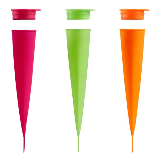 Set de 3 moldes para helados Cónicos Lékué