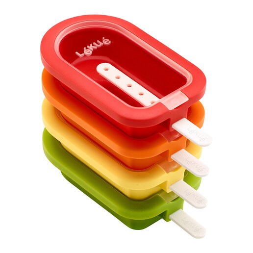Set de 4 moldes para helados Polo Classic Lékué