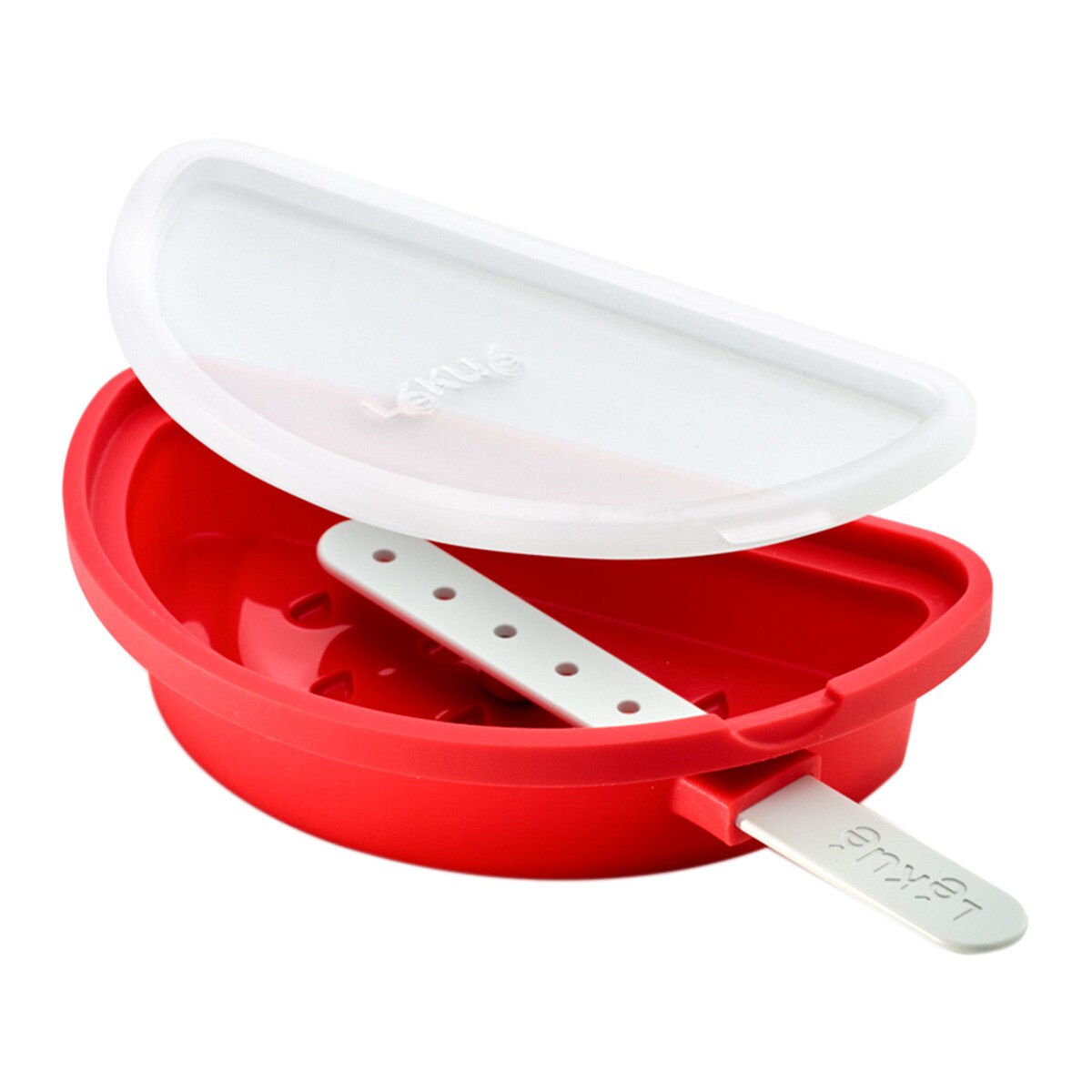 Conjunto de 4 moldes para gelados Frutas Tropicais Lékué Multicolor-4