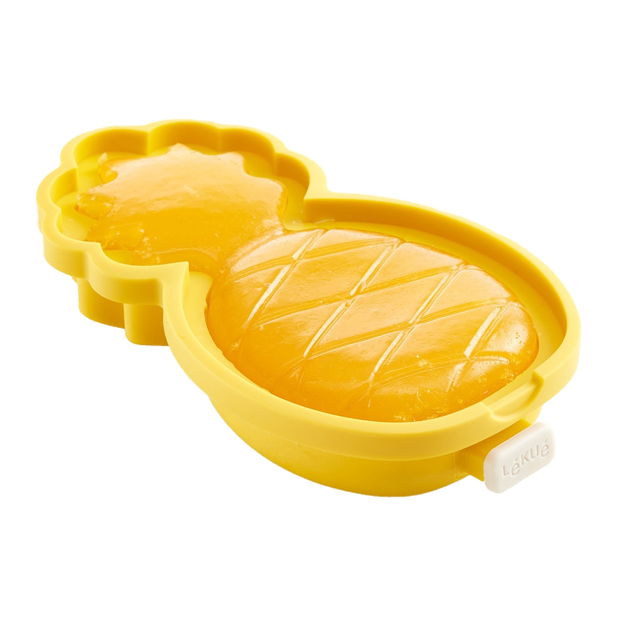 Conjunto de 4 moldes para gelados Frutas Tropicais Lékué Multicolor-8