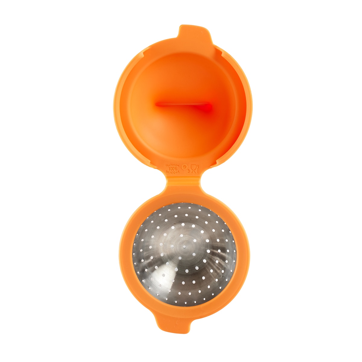 Escalfador de ovos Lékué Laranja-3