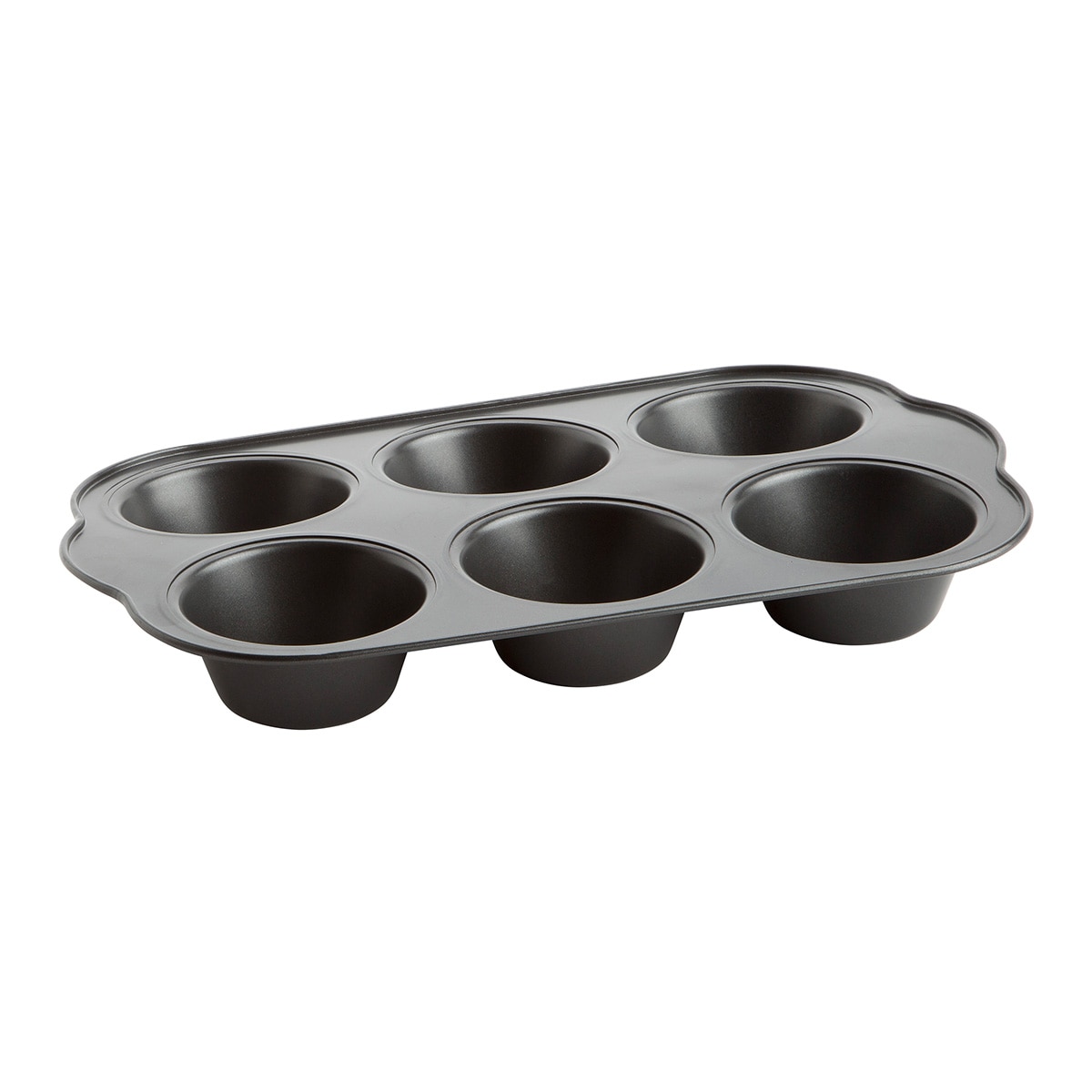 Molde para 6 muffins Basics El Corte Inglés Gris oscuro-1