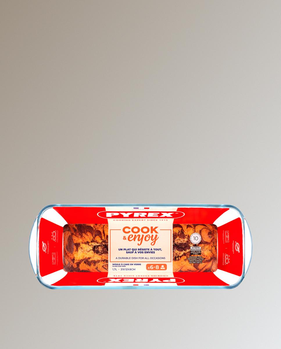 Molde Retangular Cake Cook & Enjoy Transparente-3