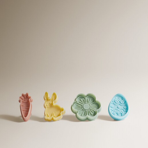 Set de 4 cortadores para galletas con sello Pascua El Corte Inglés