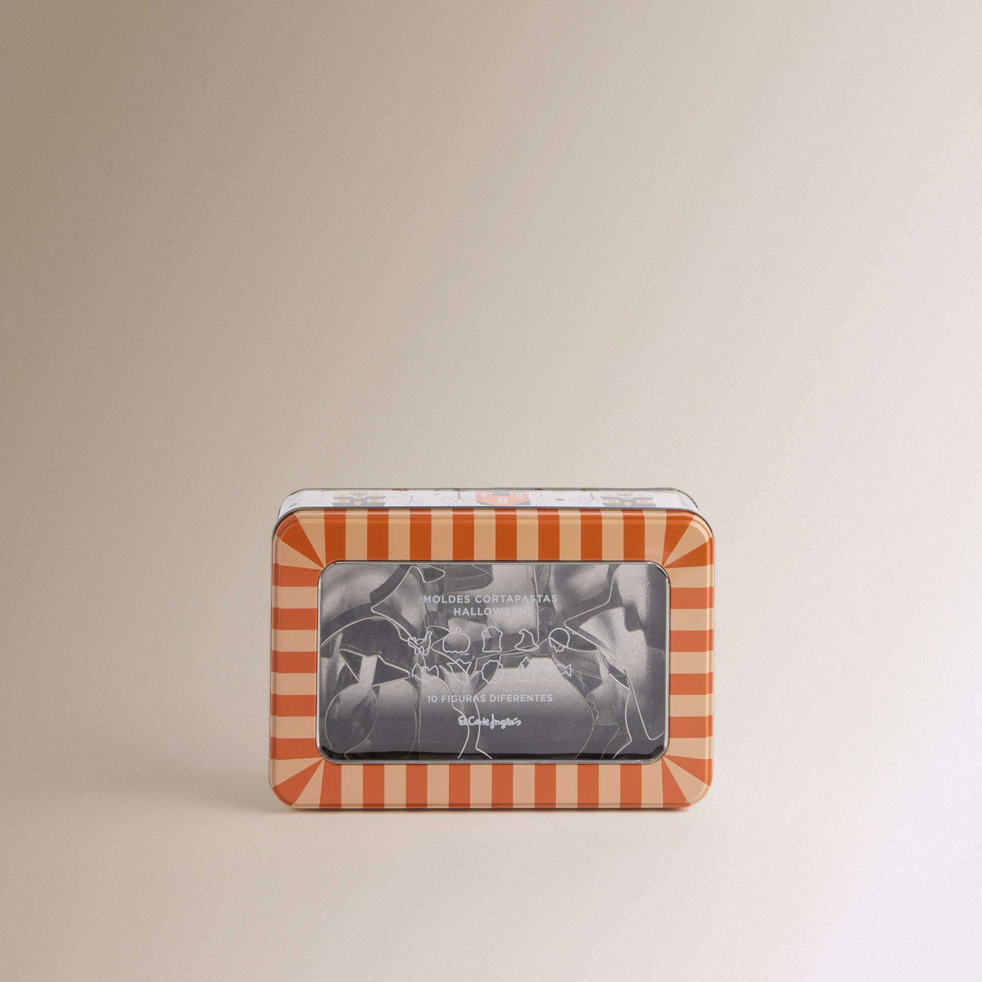 Conjunto de 10 Cortadores de Bolachas Halloween Laranja-3