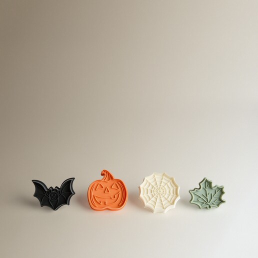 Set de 4 cortadores de galletas Hallloween