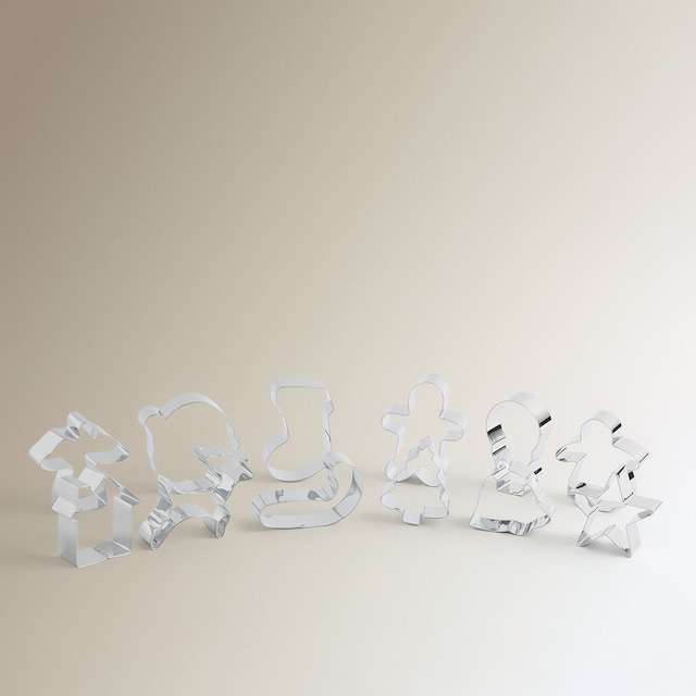 Imagen 0 de Set de 12 cortadores Navidad