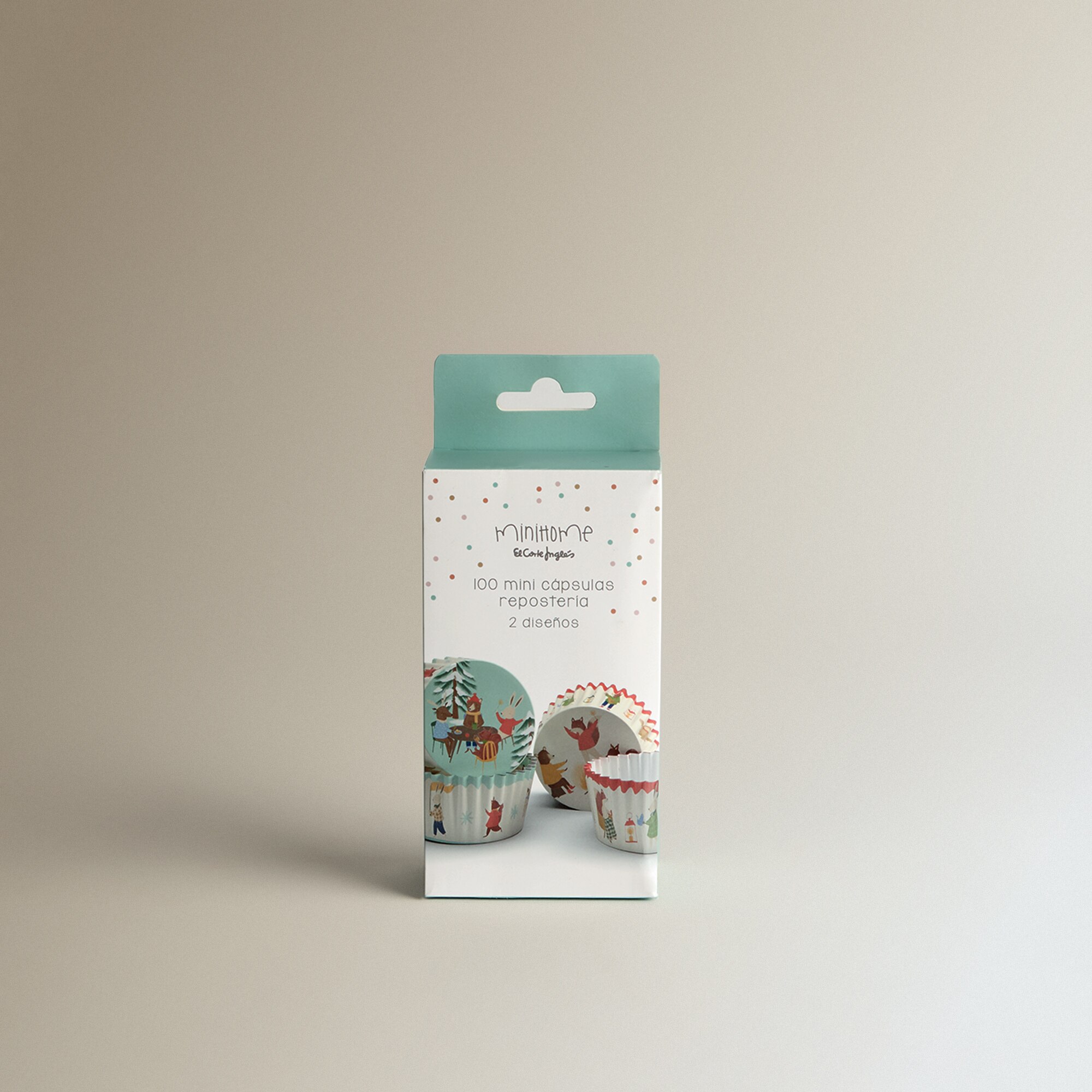 Conjunto de 100 Cápsulas de Confeitaria Winter Joy Natal Multicolor-4