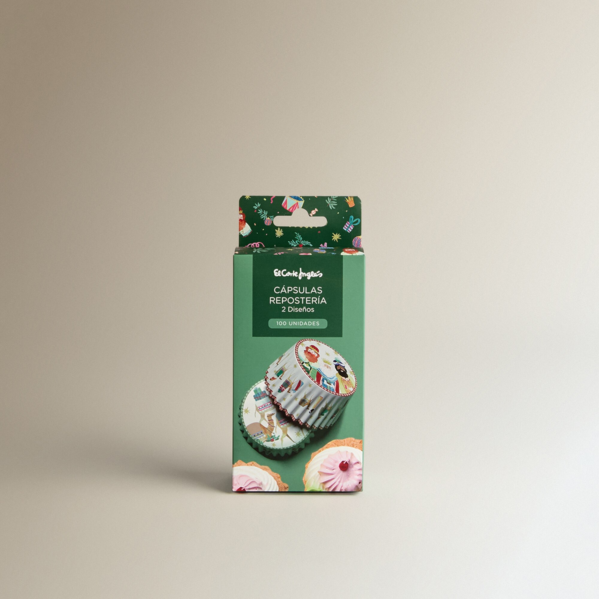 Conjunto de 100 Cápsulas de Confeitaria Reis Magos Natal Multicolor-4