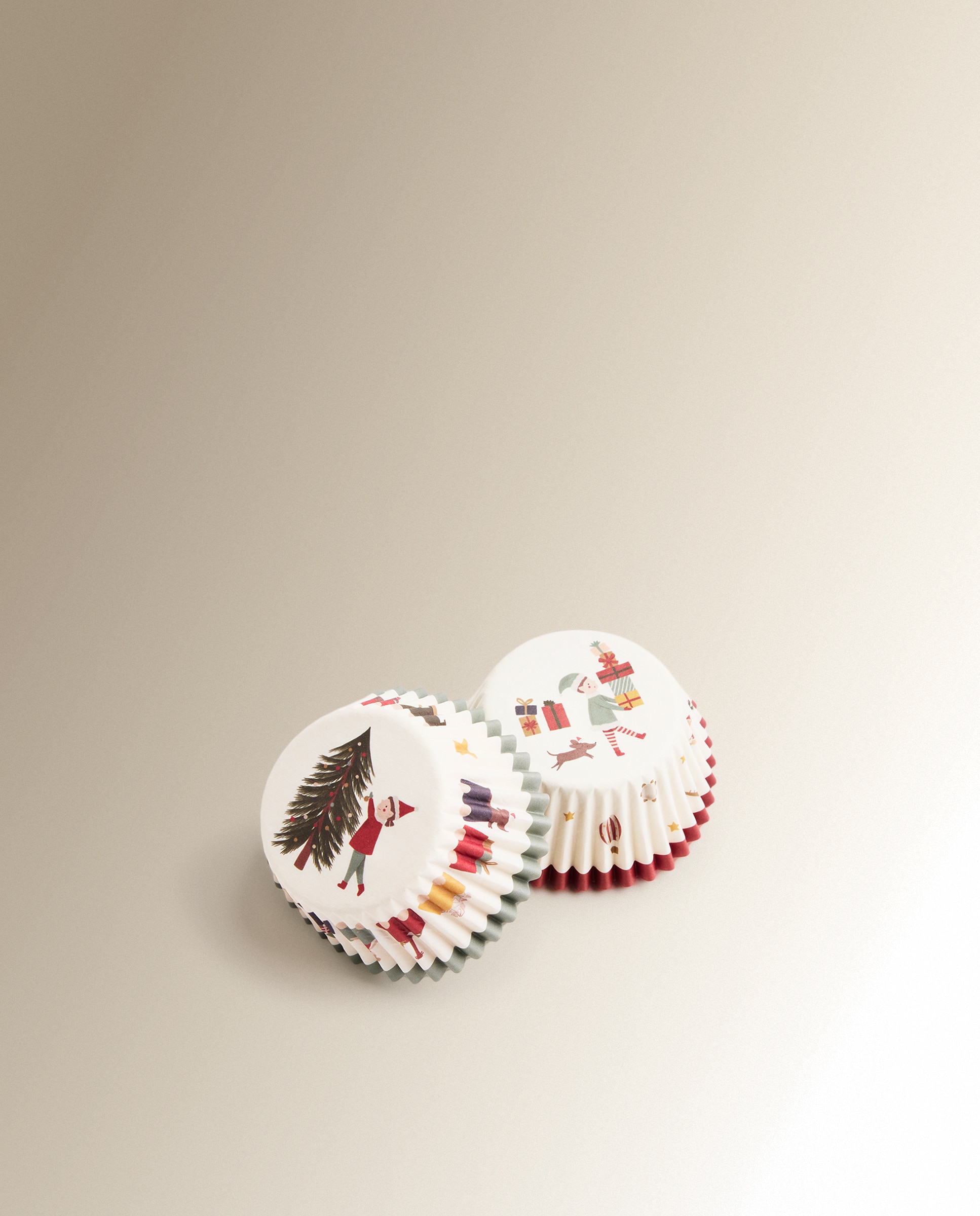 Conjunto de 100 Cápsulas de Confeitaria Elfos Natal Multicolor-2