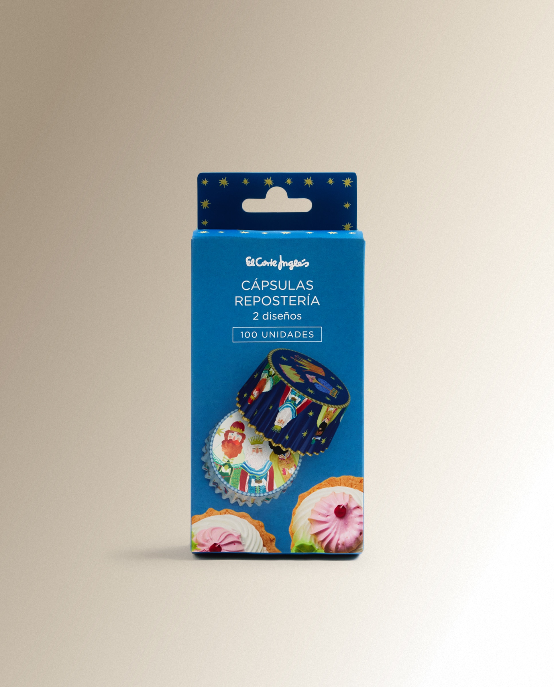 Conjunto de 100 Cápsulas de Confeitaria Reis Magos Natal Multicolor-3