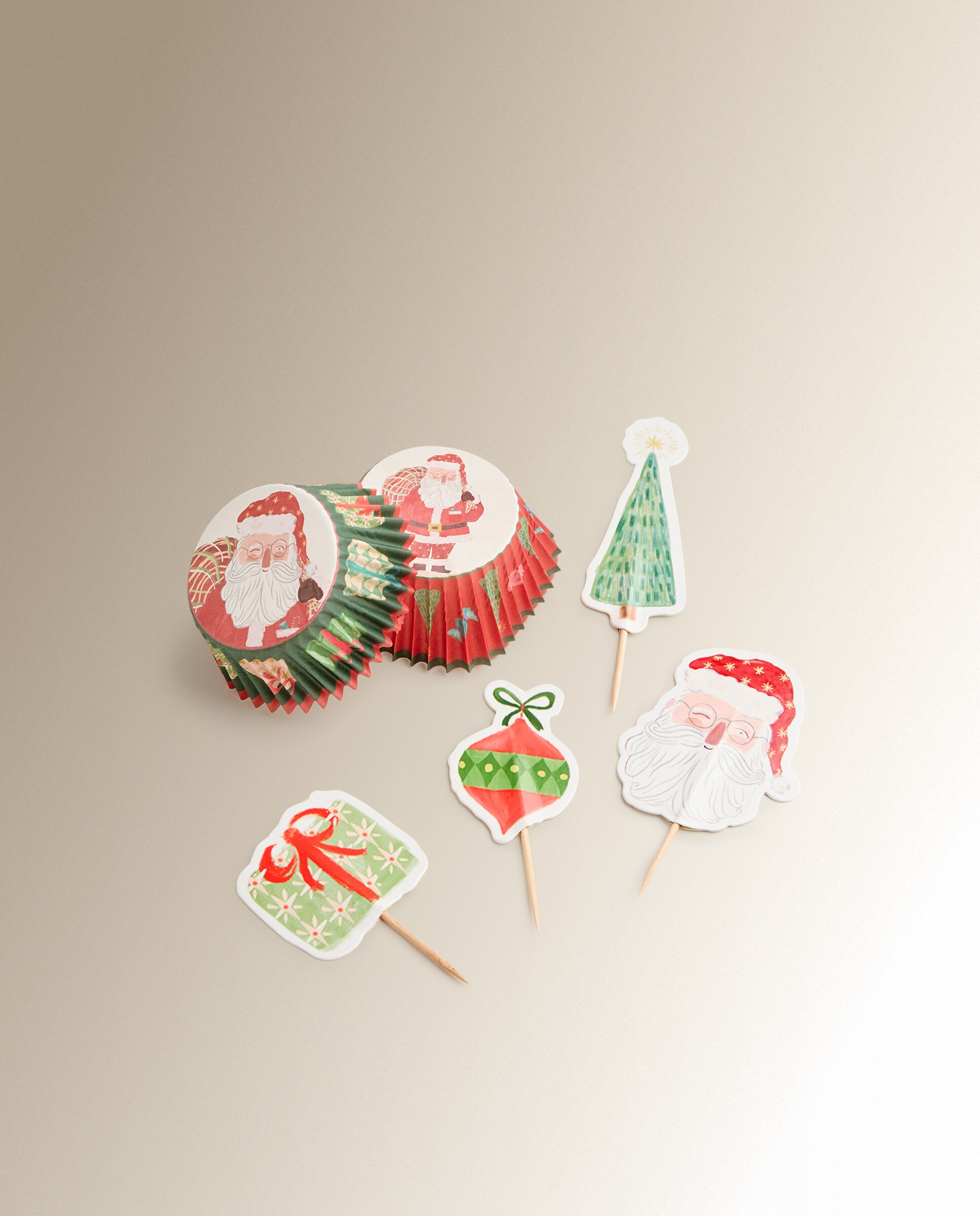 Imagem 0 de Conjunto de Cápsulas de Confeitaria Pai Natal