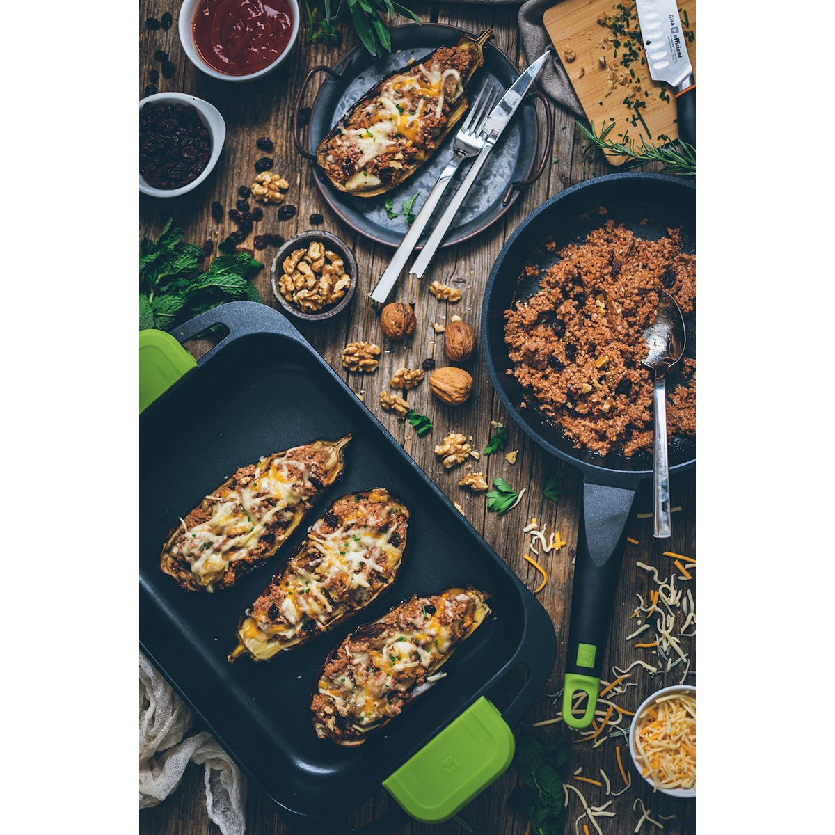Grelhador rectangular liso Foodie Bra Preto-6