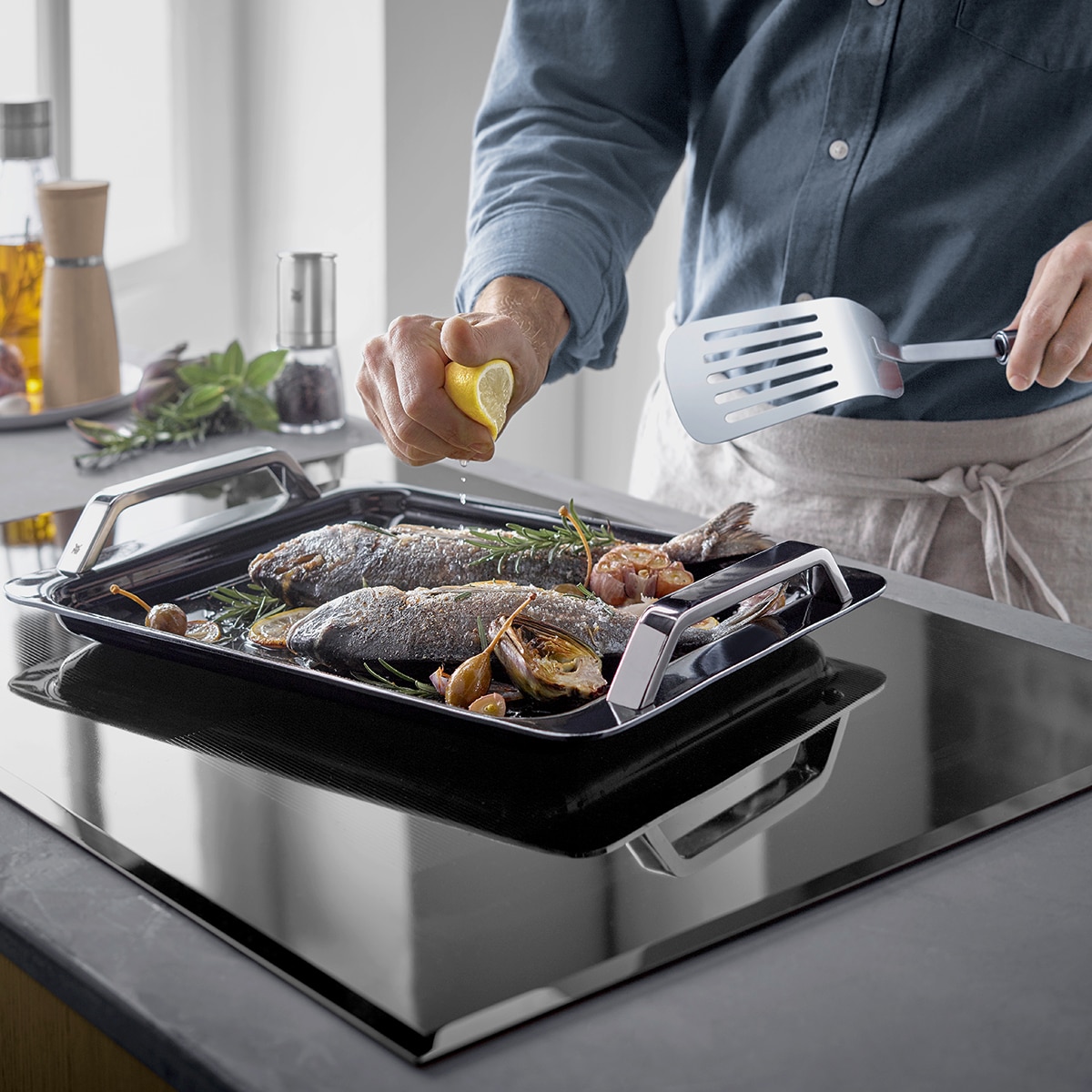 Grelhador TeppanYaki Fusiontec Functional - Black Preto-4