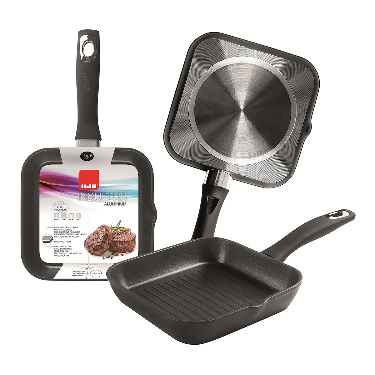 Imagen 0 de Grill aluminio forjado New Induplus Ibili