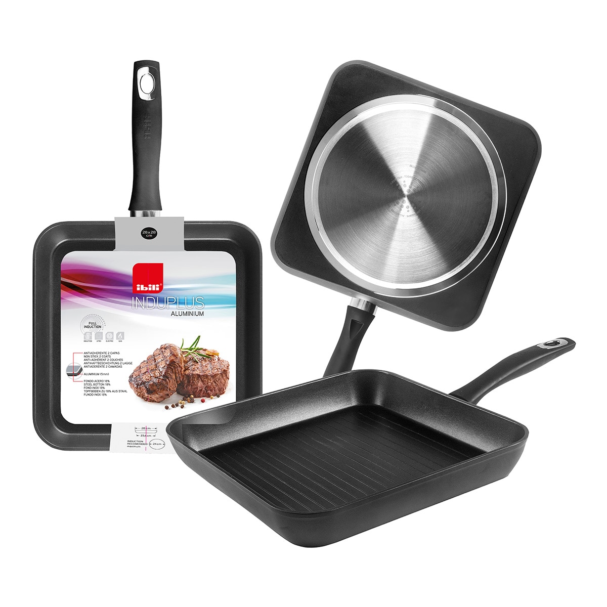 Imagen 0 de Grill aluminio forjado New Induplus Ibili